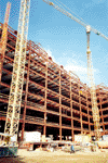 Construction of the MFBC Alfa-Arbat-Center main building.