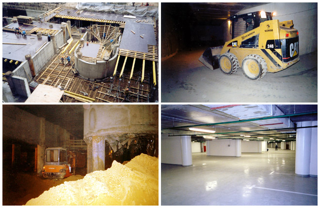 2002-2003, 5-level underground parking MFC "Alfa-Arbat-Center" - from a history of construction.